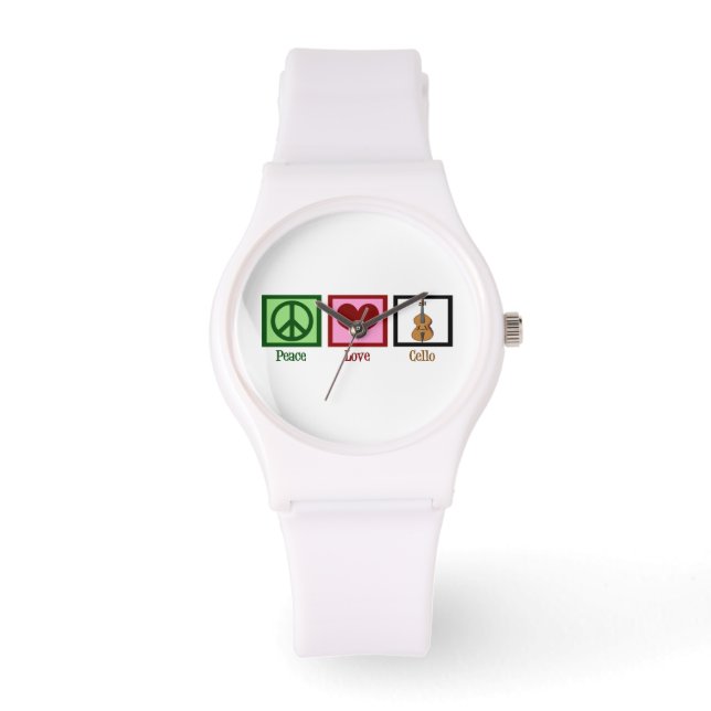 Reloj De Pulsera Cute Cello (Anverso)