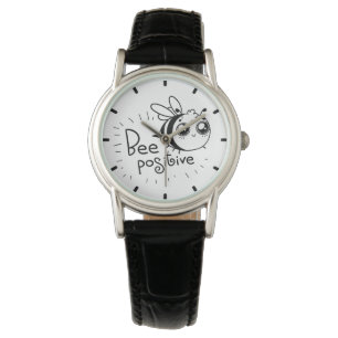 Reloj De Pulsera Cute Chibi Bee ilustracion Cita
