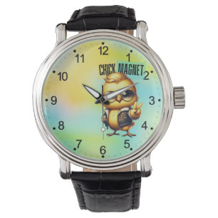 Reloj De Pulsera Cute Chick Magnet Funny Easter-54546
