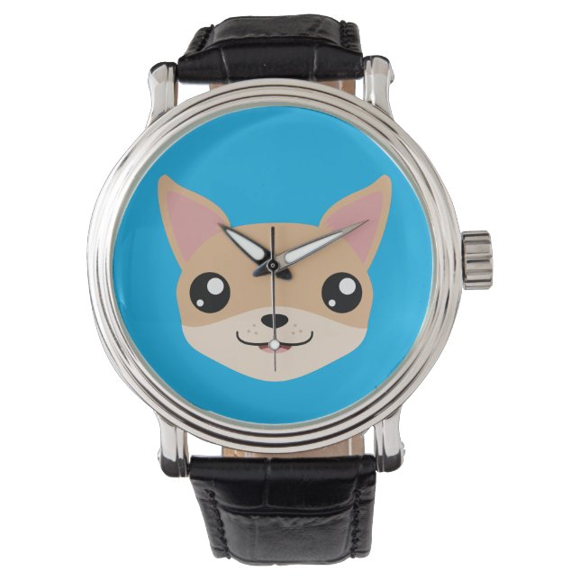 Reloj De Pulsera Cute Chihuahua (Anverso)