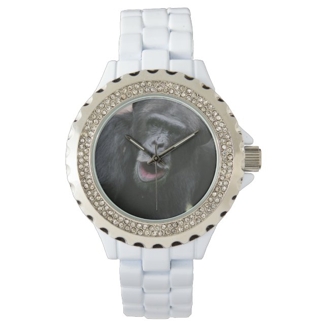 Reloj De Pulsera Cute Chimpanzee (Anverso)