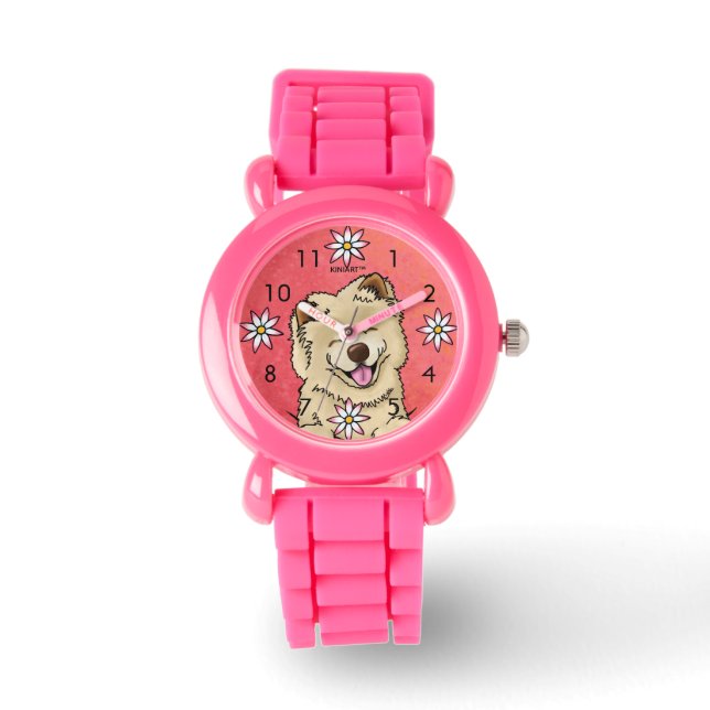 Reloj De Pulsera Cute Chow Wrist Watch (Anverso)