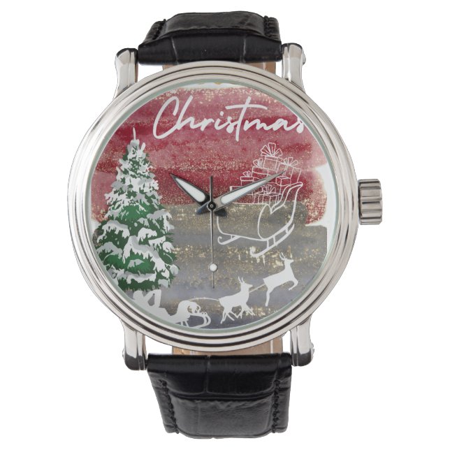 Reloj De Pulsera Cute Christmas Gift  (Anverso)