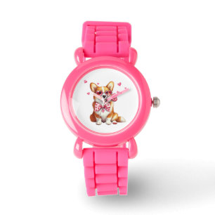 Reloj De Pulsera Cute Corgi Kids Watch