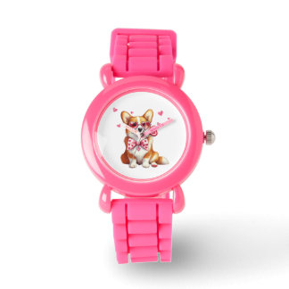 Reloj De Pulsera Cute Corgi Kids Watch