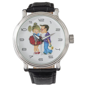 Reloj De Pulsera Cute Couple Watch