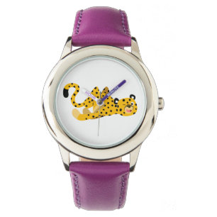 Reloj De Pulsera Cute Dashing Personalizado Cheetah Watch