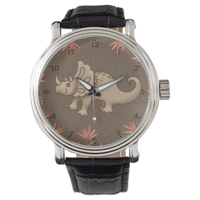 Reloj De Pulsera Cute Dinosaur Watch (Anverso)