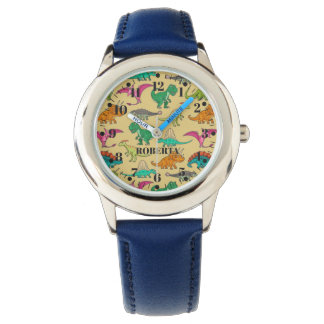 Reloj De Pulsera Cute dinosaurios Niños Prehistóricos Watch