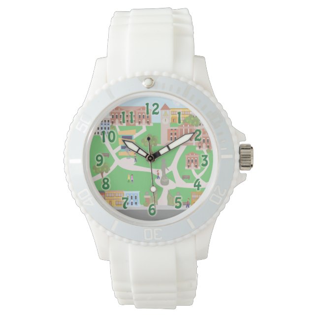 Reloj De Pulsera Cute en el campus universitario (Anverso)
