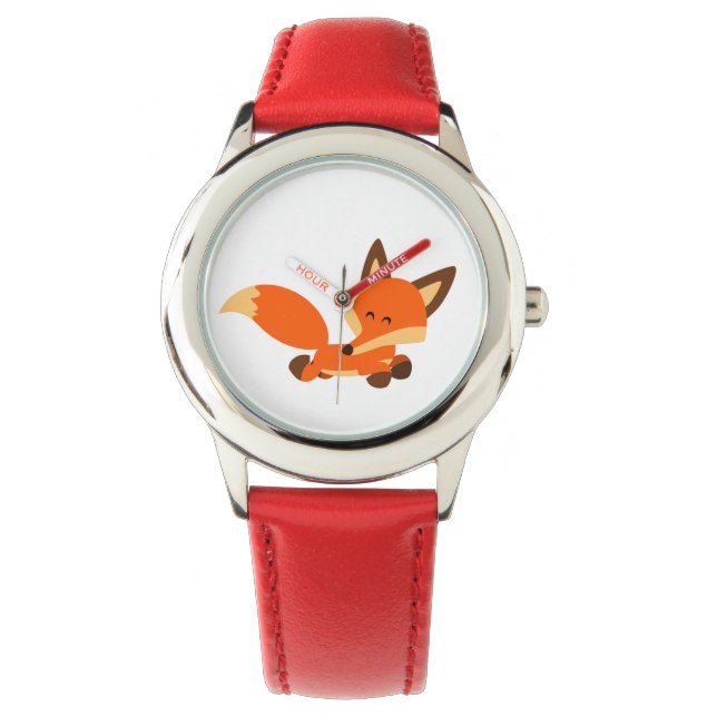 Reloj De Pulsera Cute Fleet Personalizado Fox Watch (Anverso)