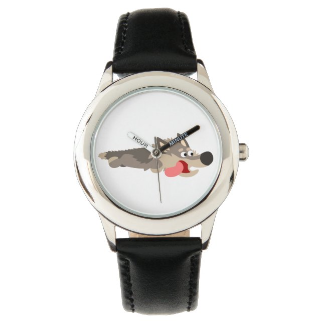 Reloj De Pulsera Cute Fleet Personalizado Wolf Watch (Anverso)