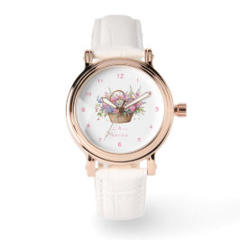 Reloj De Pulsera Cute Floral cesta personalizada eWatch