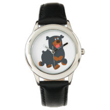 Cute Gamboling Personalizado Rottweiler Watch