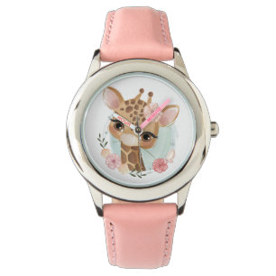 Reloj De Pulsera Cute Giraffe Watch