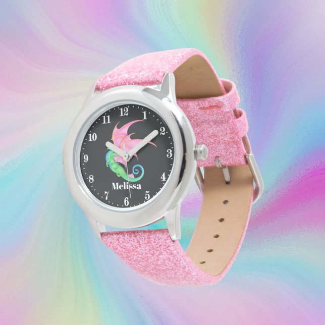 Reloj De Pulsera Cute girls dragon add name (Subido por el creador)