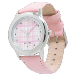 Reloj De Pulsera Cute Girly HEARTS PINK PATTERN eWatch
