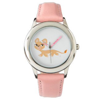 Reloj De Pulsera Cute Guay Personalizado Lioness Watch