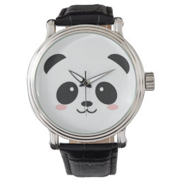 Reloj De Pulsera Cute Happy Face Panda