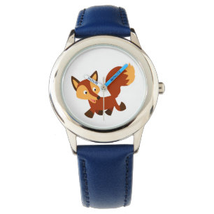 Reloj De Pulsera Cute Happy Personalizado Fox Watch