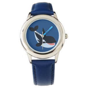 Reloj De Pulsera Cute Happy Personalizado Killer Whale Watch
