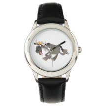 Cute Happy Personalizado Wildebeest Watch