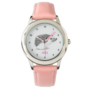 Reloj De Pulsera Cute Hedgehog Animales de Vida Silvestre Niños Acu