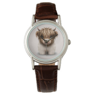 Reloj De Pulsera Cute Highlands Escocia Cow
