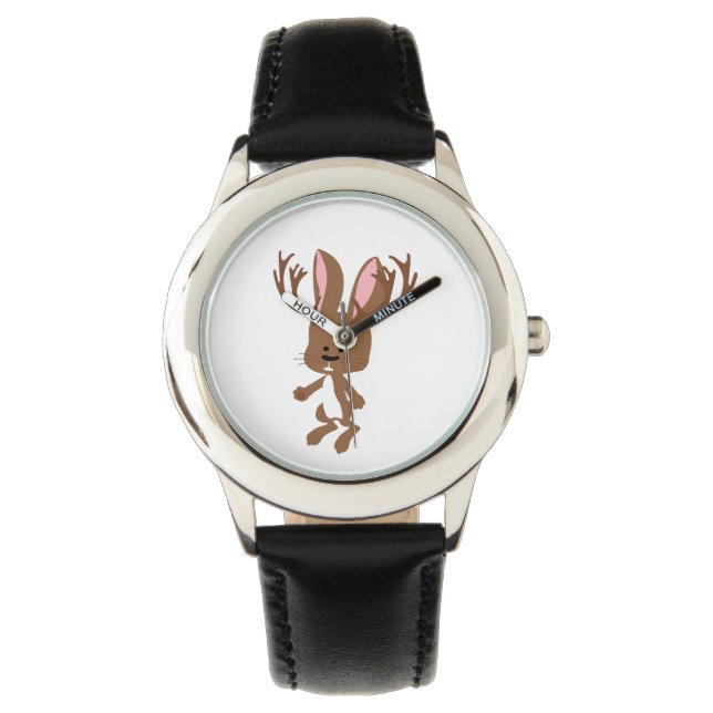 Reloj De Pulsera Cute Jackalope (Anverso)