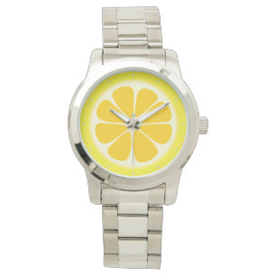 Reloj De Pulsera Cute Juicy Citrus Lemon Tropical Fruta