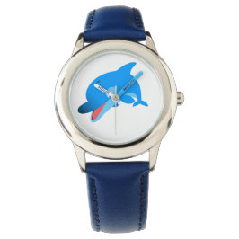 Reloj De Pulsera Cute Jumping Personalizado Dolphin Watch