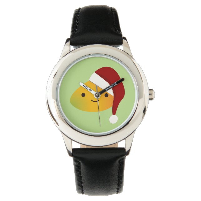 Reloj De Pulsera Cute Kawai Christmasi Mango (Anverso)