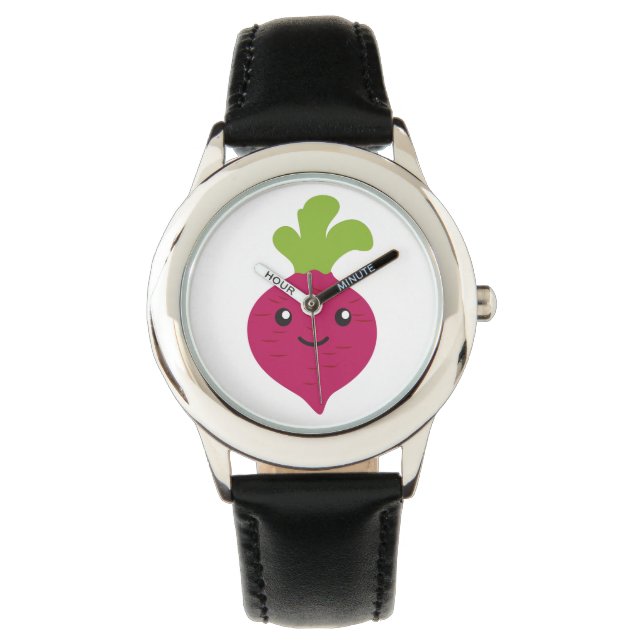 Reloj De Pulsera Cute Kawaii Beet (Anverso)