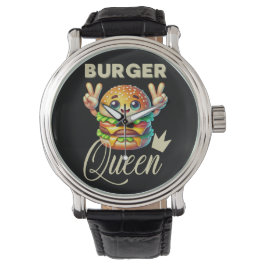 Reloj De Pulsera Cute Kawaii Hamburger