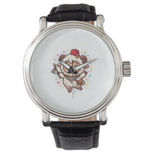 Reloj De Pulsera Cute Kawaii oveja marroquí de Eid al-Adha Sticker