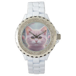 Reloj De Pulsera Cute Kitten - Whimsical 