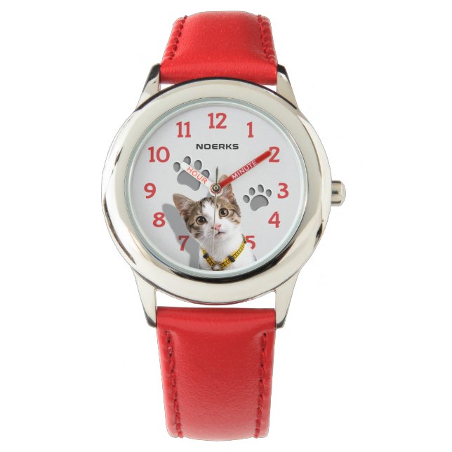 Reloj De Pulsera Cute Kitty (Anverso)