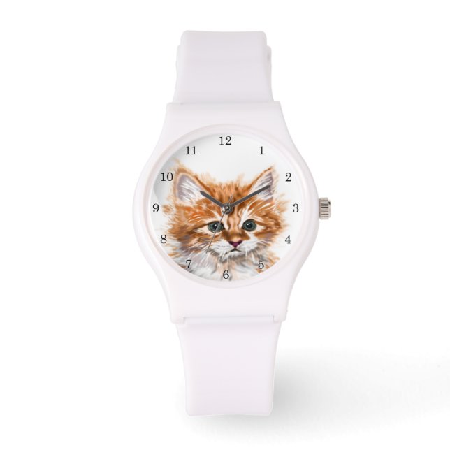 Reloj De Pulsera Cute Kitty (Anverso)
