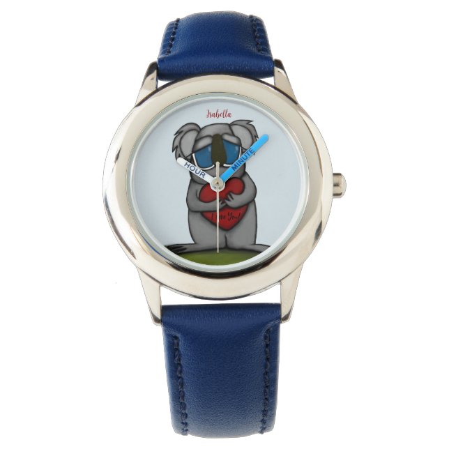 Reloj De Pulsera Cute Koala Bear (Anverso)