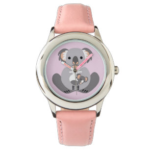 Reloj De Pulsera Cute KOALA -Marsupial - Australia- Rosa