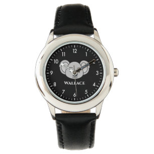 Reloj De Pulsera Cute Koala Nombre Personalizado Personalizado Únic