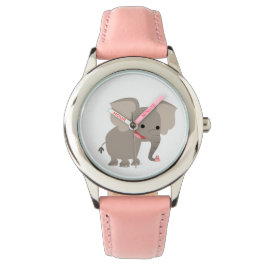 Reloj De Pulsera Cute Laughing Personalizado Elephant Watch