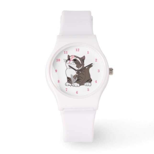 Reloj De Pulsera Cute Little Kitty (Anverso)
