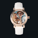 Reloj De Pulsera Cute Love Heart Photo Parples Nombres personalizad<br><div class="desc">Cute Love Heart Photo Couples Personalized Names Watches presenta tu foto favorita con un corazón de amor y personalizada con tus nombres en escritura blanca moderna. Personalice editando el texto en el cuadro de texto proporcionado y agregando su propia imagen. Los regalos perfectos para parejas, novias, esposas, enamorados y más...</div>