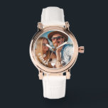 Reloj De Pulsera Cute Love Heart Photo Parples Nombres personalizad<br><div class="desc">Cute Love Heart Photo Couples Personalized Names Watches presenta tu foto favorita con un corazón de amor y personalizada con tus nombres en escritura blanca moderna. Personalice editando el texto en el cuadro de texto proporcionado y agregando su propia imagen. Los regalos perfectos para parejas, novias, esposas, enamorados y más...</div>