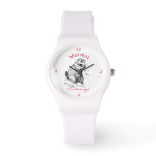 Reloj De Pulsera Cute Marmot Animal Thunder_Cove