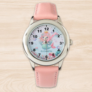 Reloj De Pulsera Cute Mermaid Under the Sea 