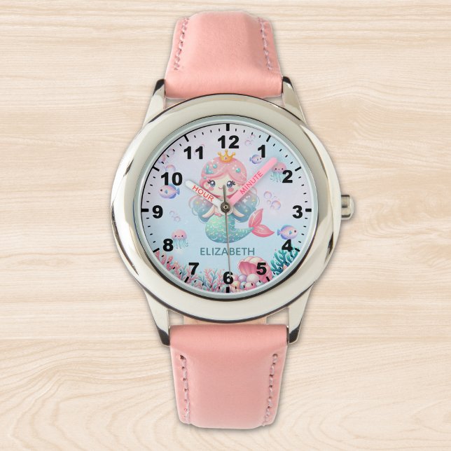 Reloj De Pulsera Cute Mermaid Under the Sea  (Subido por el creador)