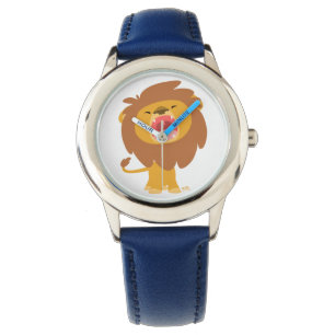 Reloj De Pulsera Cute Mighty Roaring Lion Personalizado Watch