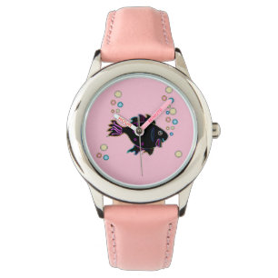 Reloj De Pulsera Cute Neon Fish Watch